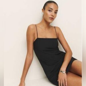 Reformation Black Mini Dress